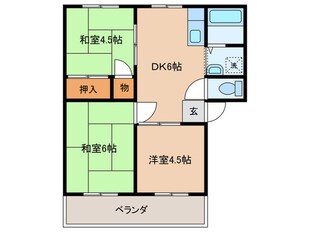 パナホ－ム京谷の物件間取画像